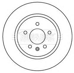 BORG & BECK Тормозной диск BBD5262